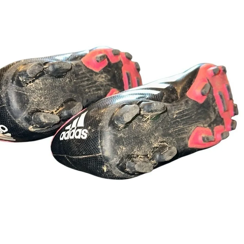 Kid’s adidas sz 2.5 soccer baseball field cleats sports w hot pink